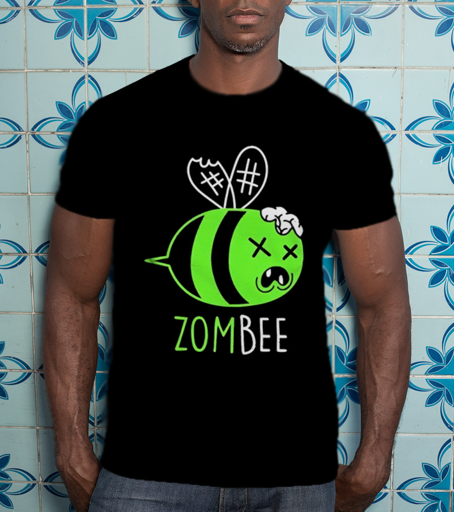 Zombee Brainy Undead Insect Horror Bee T-Shirt