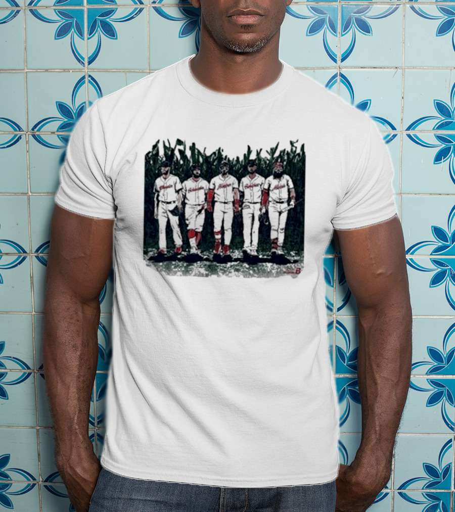 Boston Baseball Is This Heaven Field Of Dreams Players Cornfield T-Shirt