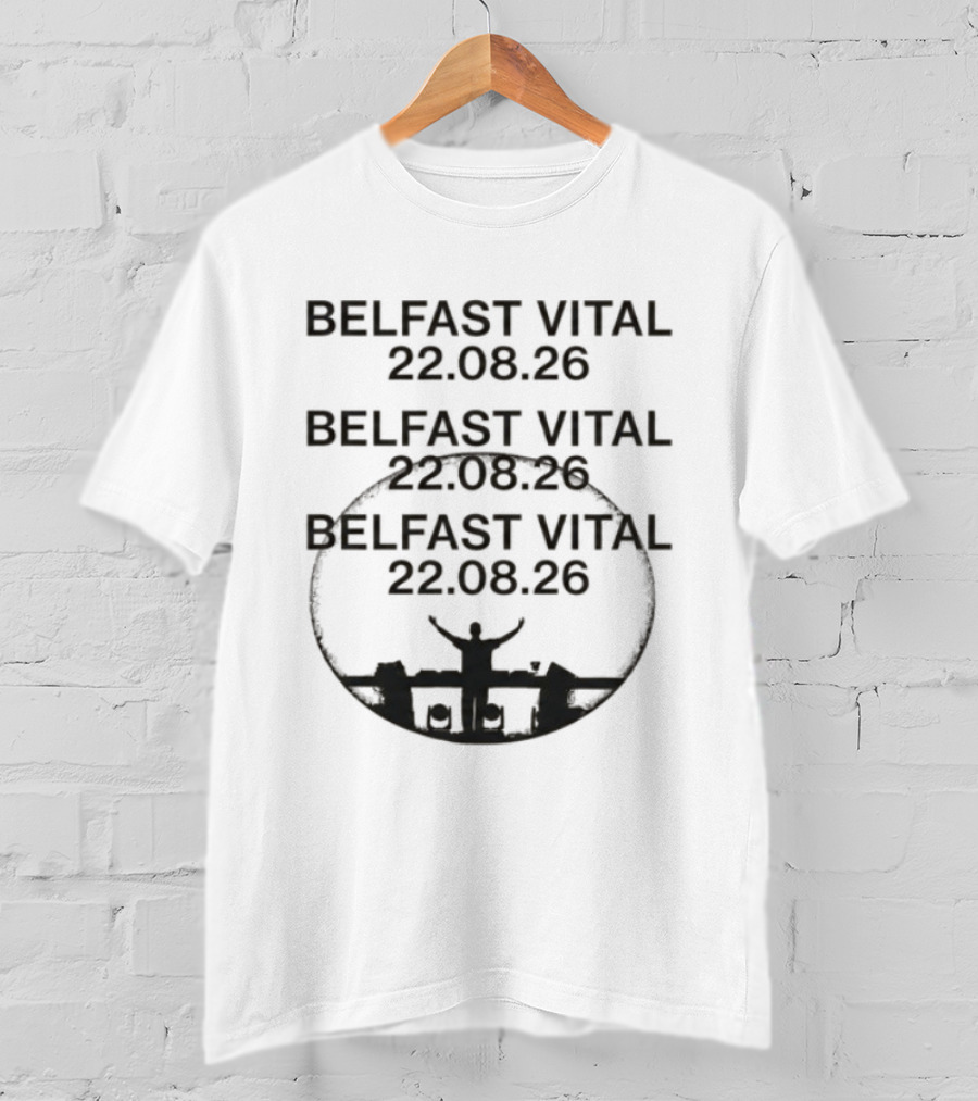 Belfast Vital 22.08.26 Calvin Harris Store Ecru T-Shirt