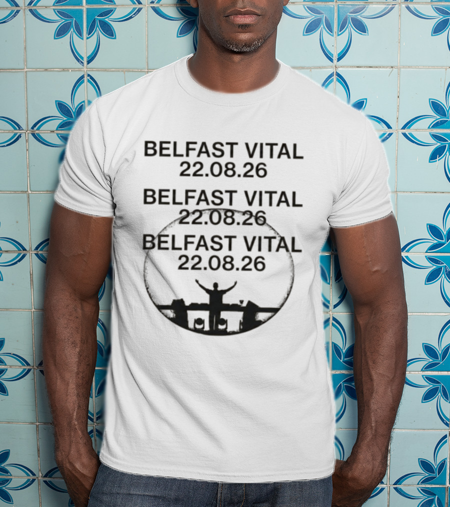 Belfast Vital 22.08.26 Calvin Harris Store Ecru T-Shirt