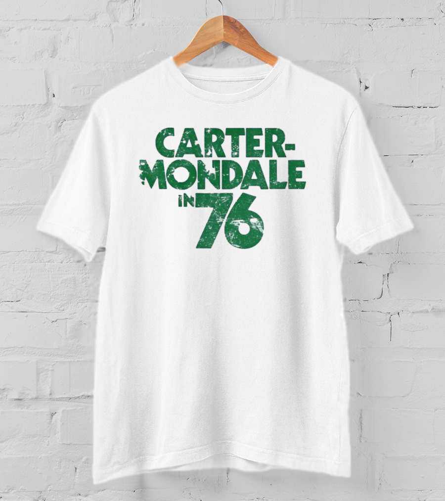 Carter Mondale In 76 Distressed Campaign T-Shirt
