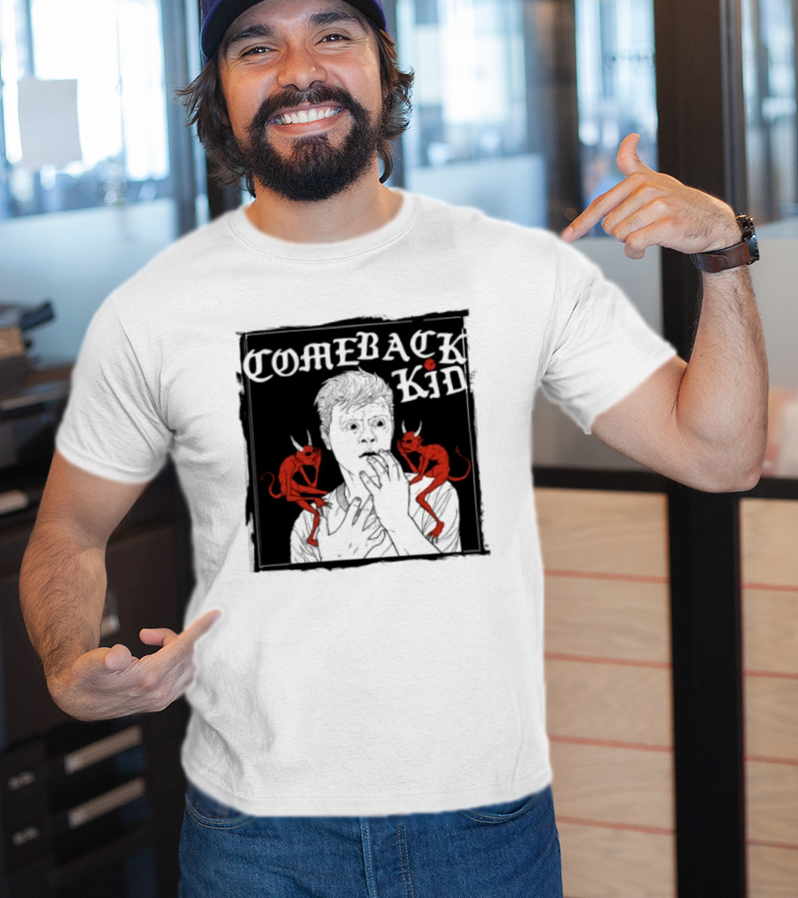 Comeback Kid Grey The Wrong Side Store Unique Artistic T-Shirt