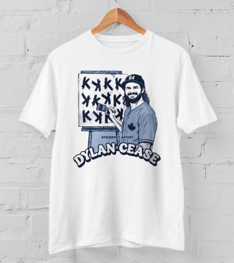 Dylan Cease Strikeout Artist Happy Little K's Baseball Painting T-Shirt