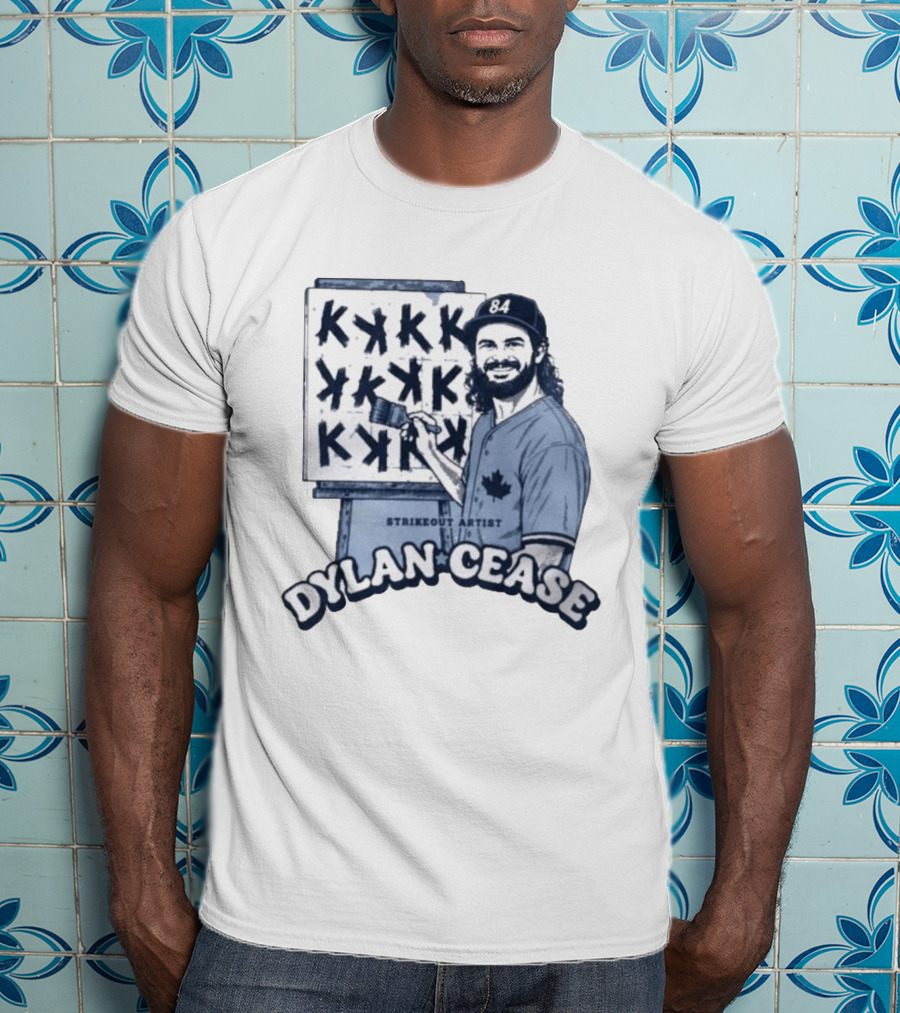 Dylan Cease Strikeout Artist Happy Little K's Baseball Painting T-Shirt
