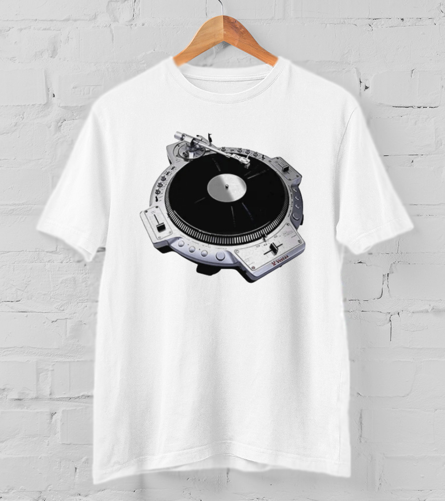 Vestax QFO Turntable Professional DJ Equipment Scratch Mixing T-Shirt