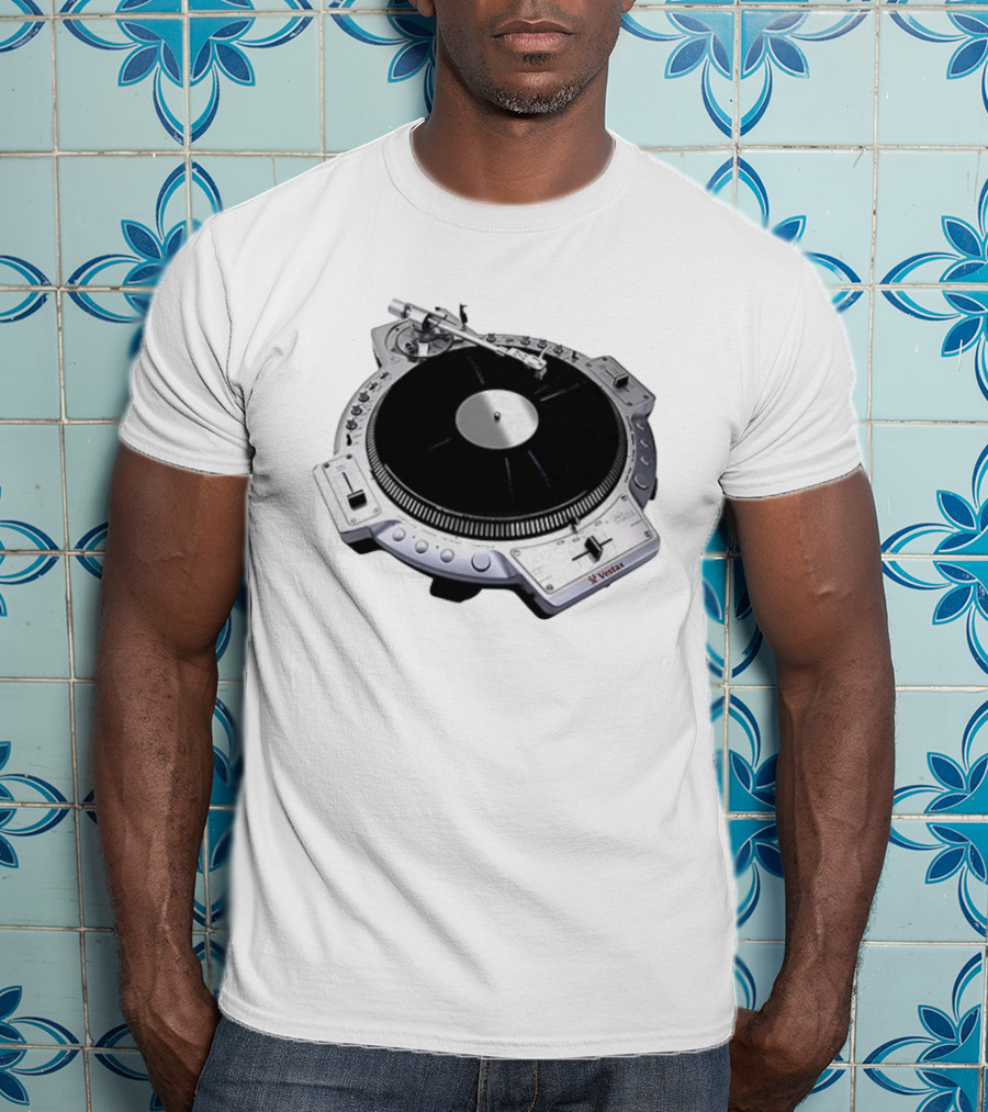 Vestax QFO Turntable Professional DJ Equipment Scratch Mixing T-Shirt