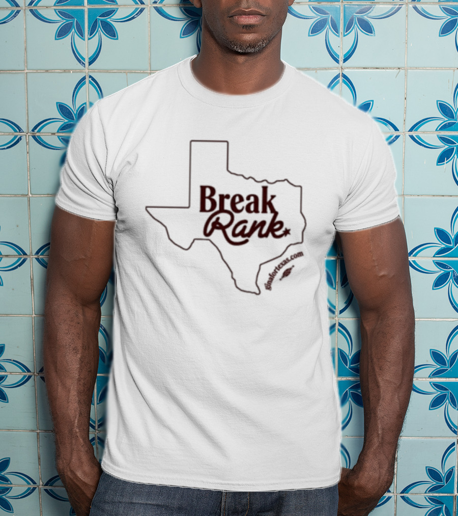 Gina Hinojosa Break Rank Texas Governor Store White T-Shirt
