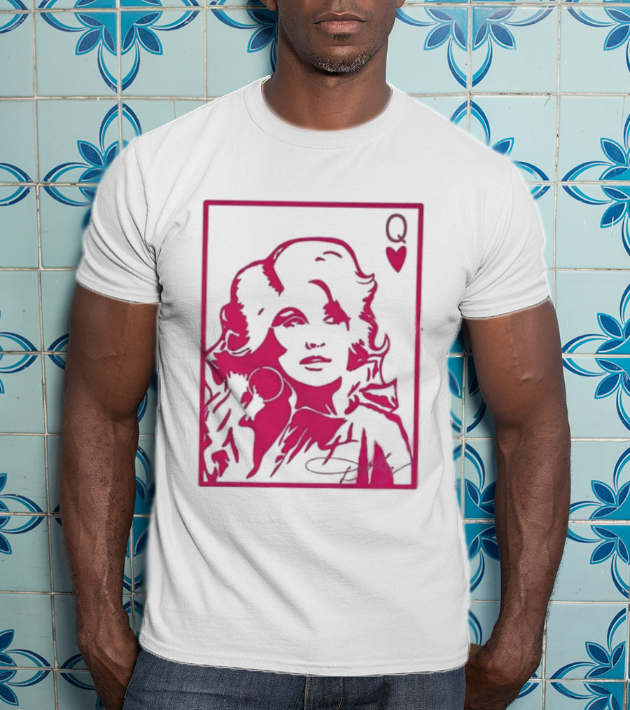 Dolly Parton Queen Of Hearts Playing Card Country Music T-Shirt