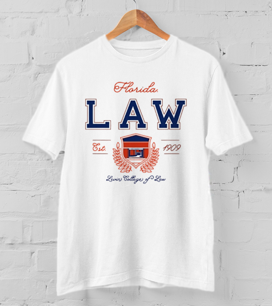 Florida Levin College Of Law Est 1909 Gators T-Shirt