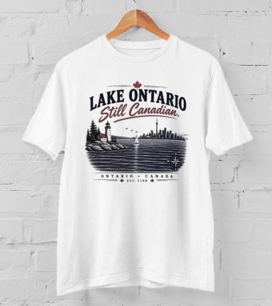 Lake Ontario Still Canadian Classic Canada Since 1812 T-Shirt
