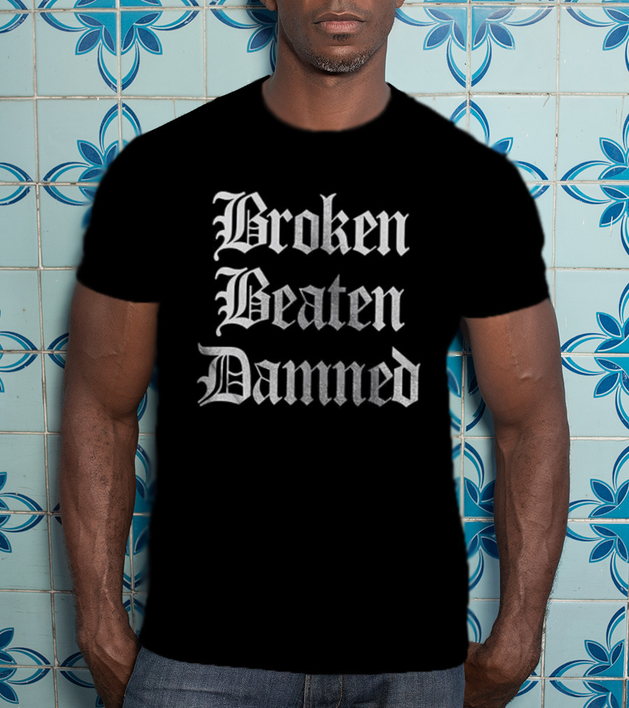 Broken Beaten Damned My Chemical Romance Skeleton T-Shirt