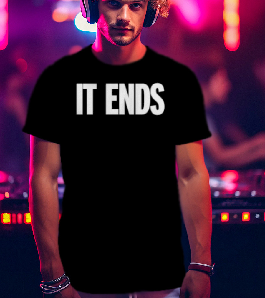Neon Store It Ends Reflective Ink T-Shirt