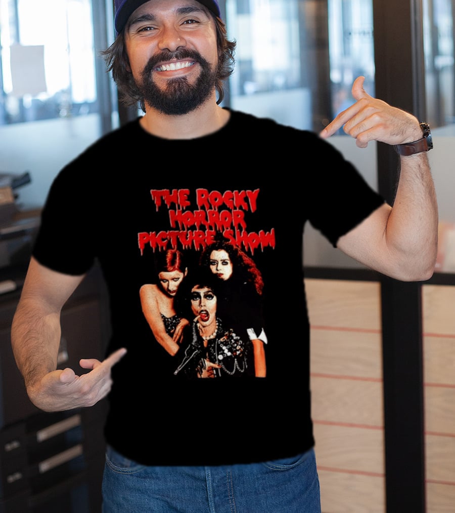 The Rocky Horror Picture Show Dr Frank N Furter Columbia Magenta T-Shirt