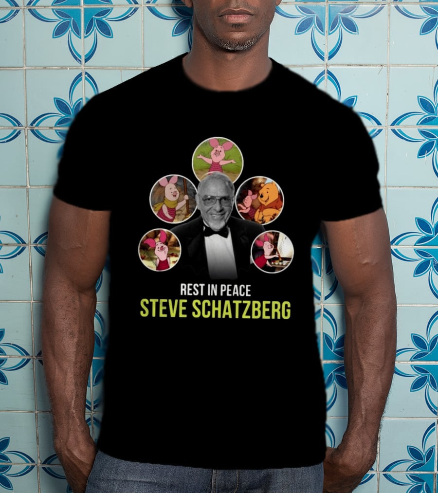 Rest In Peace Steve Schatzberg The Beloved Voice Of Piglet With Classic Piglet Images T-Shirt