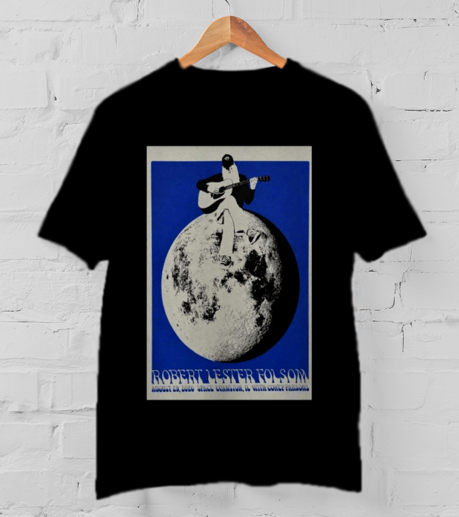 Robert Lester Folsom August 29 2026 Evanston IL Space Concert With Corey Parsons T-Shirt