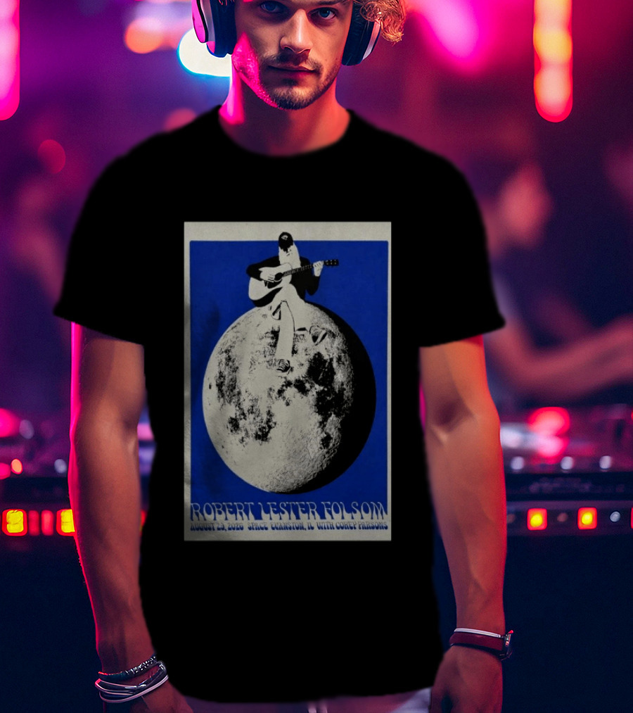 Robert Lester Folsom August 29 2026 Evanston IL Space Concert With Corey Parsons T-Shirt