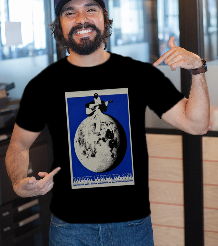 Robert Lester Folsom August 29 2026 Evanston IL Space Concert With Corey Parsons T-Shirt