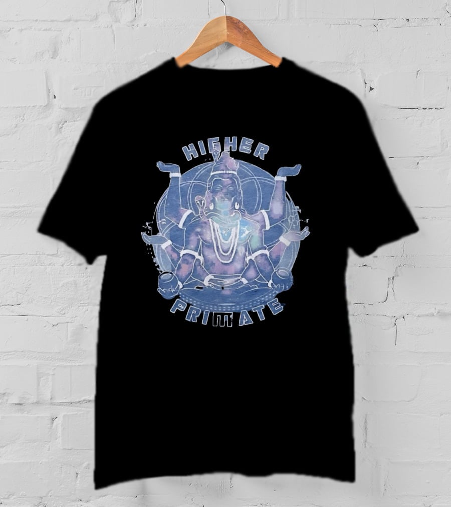 Higher Primate Shiva Meditation Galaxy Spiritual T-Shirt