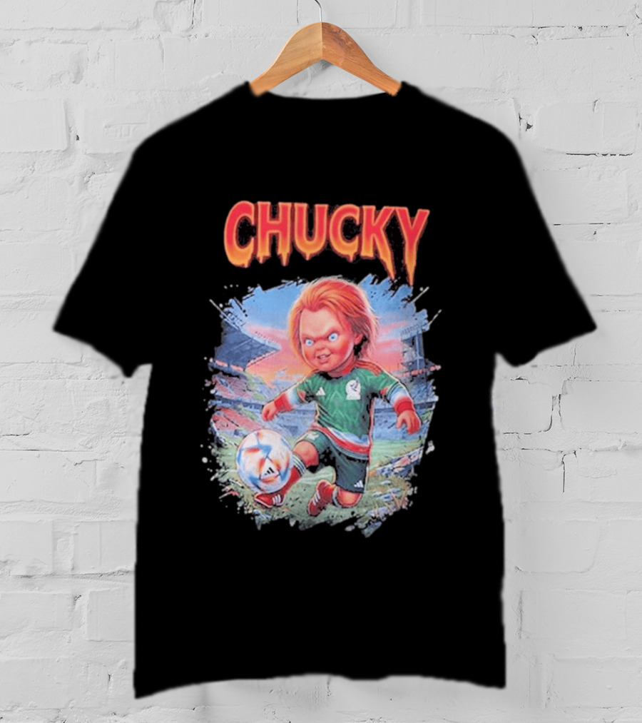 Chucky In Mexico Soccer Halloween House Of Tees T-Shirt