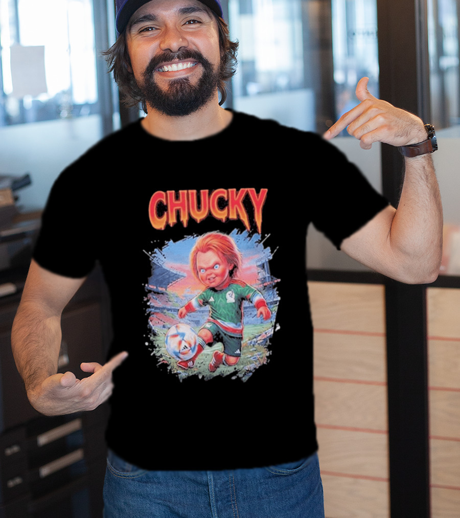Chucky In Mexico Soccer Halloween House Of Tees T-Shirt