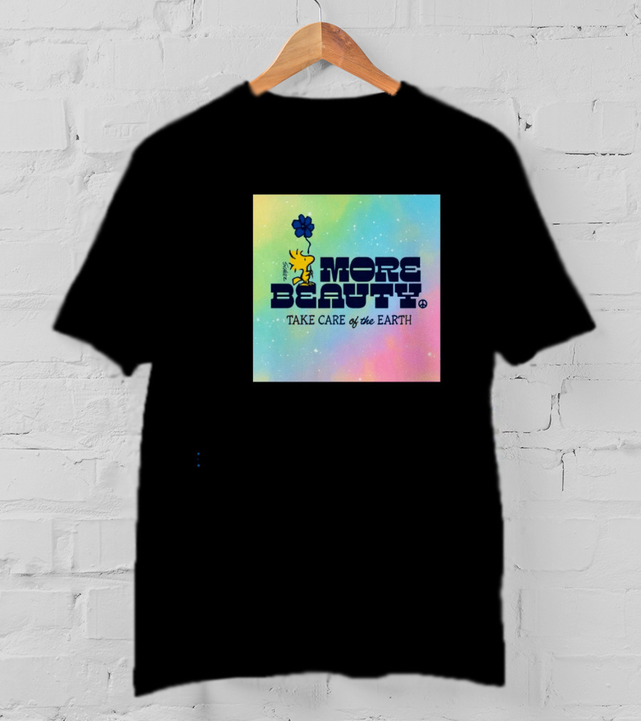 Woodstock More Beauty Care The Earth Peace Sign Balloon Tie Dye T-Shirt