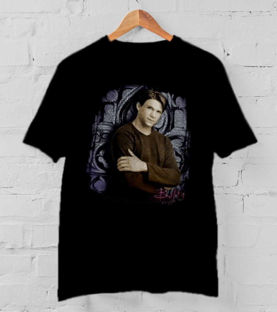 Riley Finn Marc Blucas Buffy Gothic Arch Arms Crossed T-Shirt
