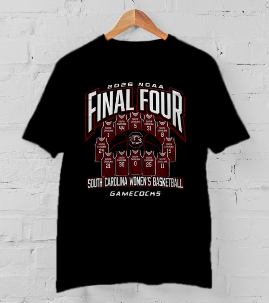 2026 NCAA Final Four South Carolina Women's Basketball Gamecocks T-Shirt