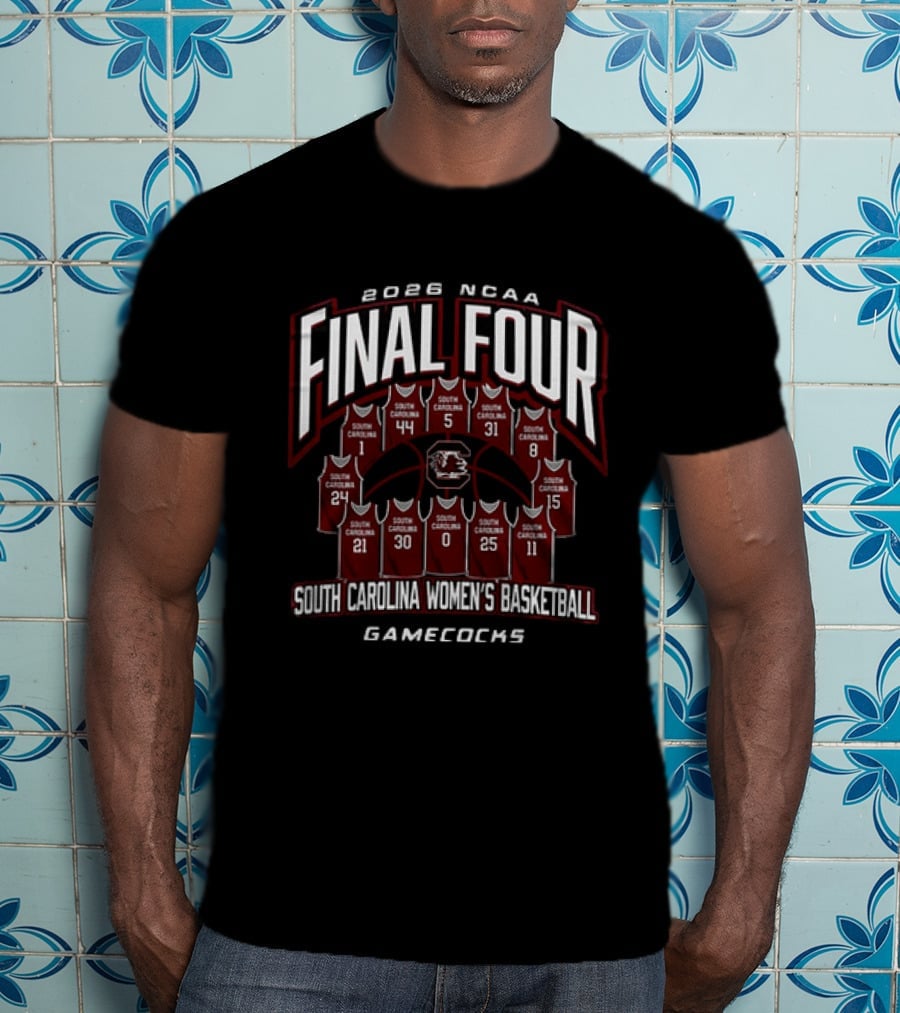 2026 NCAA Final Four South Carolina Women's Basketball Gamecocks T-Shirt