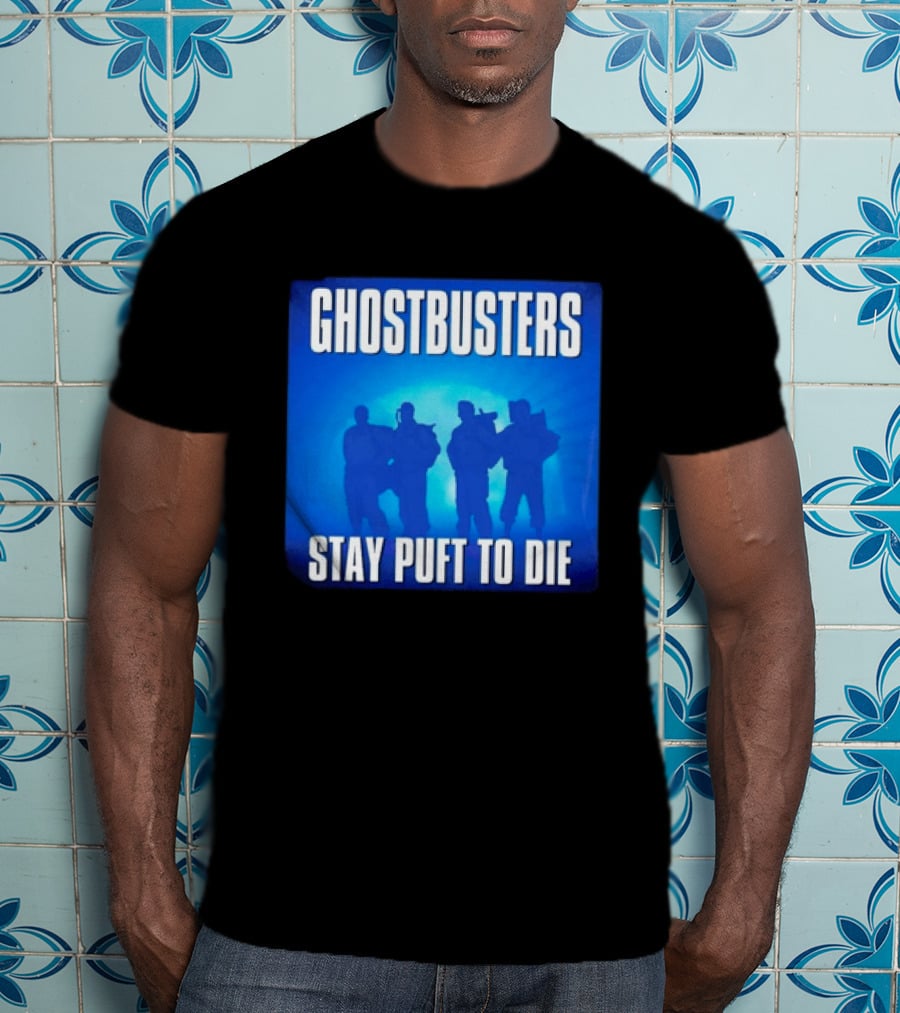 Ghostbusters Stay Puft To Die Marshmallow Man Classic Movie T-Shirt