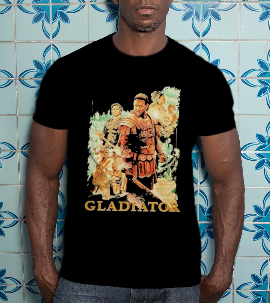 Gladiator Maximus Collage Russell Crowe Roman Warrior Epic T-Shirt