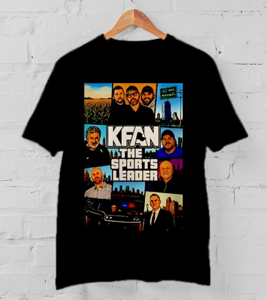 KFAN The Sports Leader Radio Personalities Illustrated T-Shirt