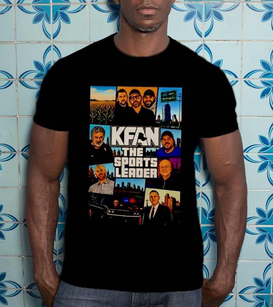 KFAN The Sports Leader Radio Personalities Illustrated T-Shirt