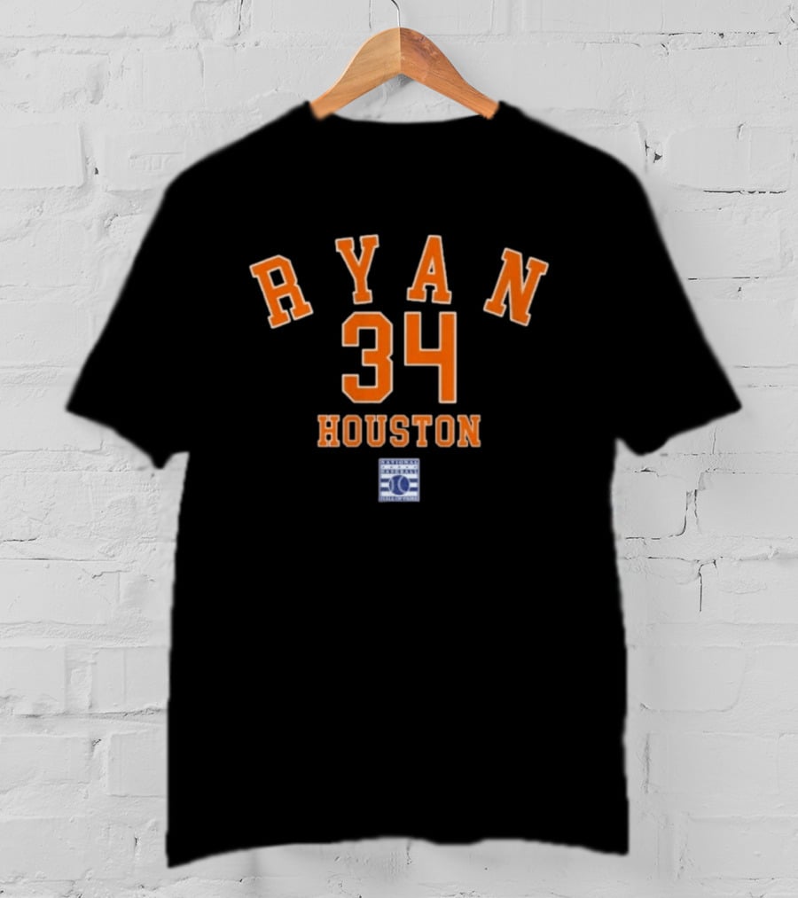 Nolan Ryan 34 Houston Astros Baseball Legend Series T-Shirt