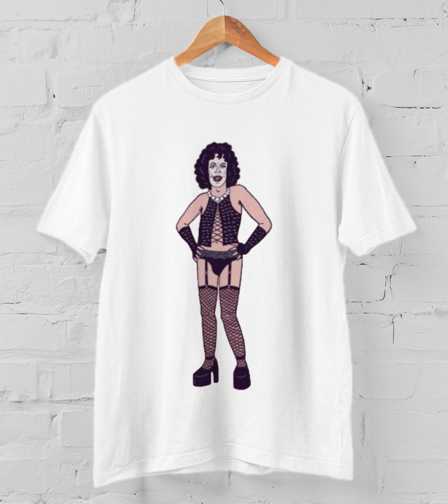Tim Curry Dr Frank N Furter The Rocky Horror Picture Show Iconic Costume T-Shirt