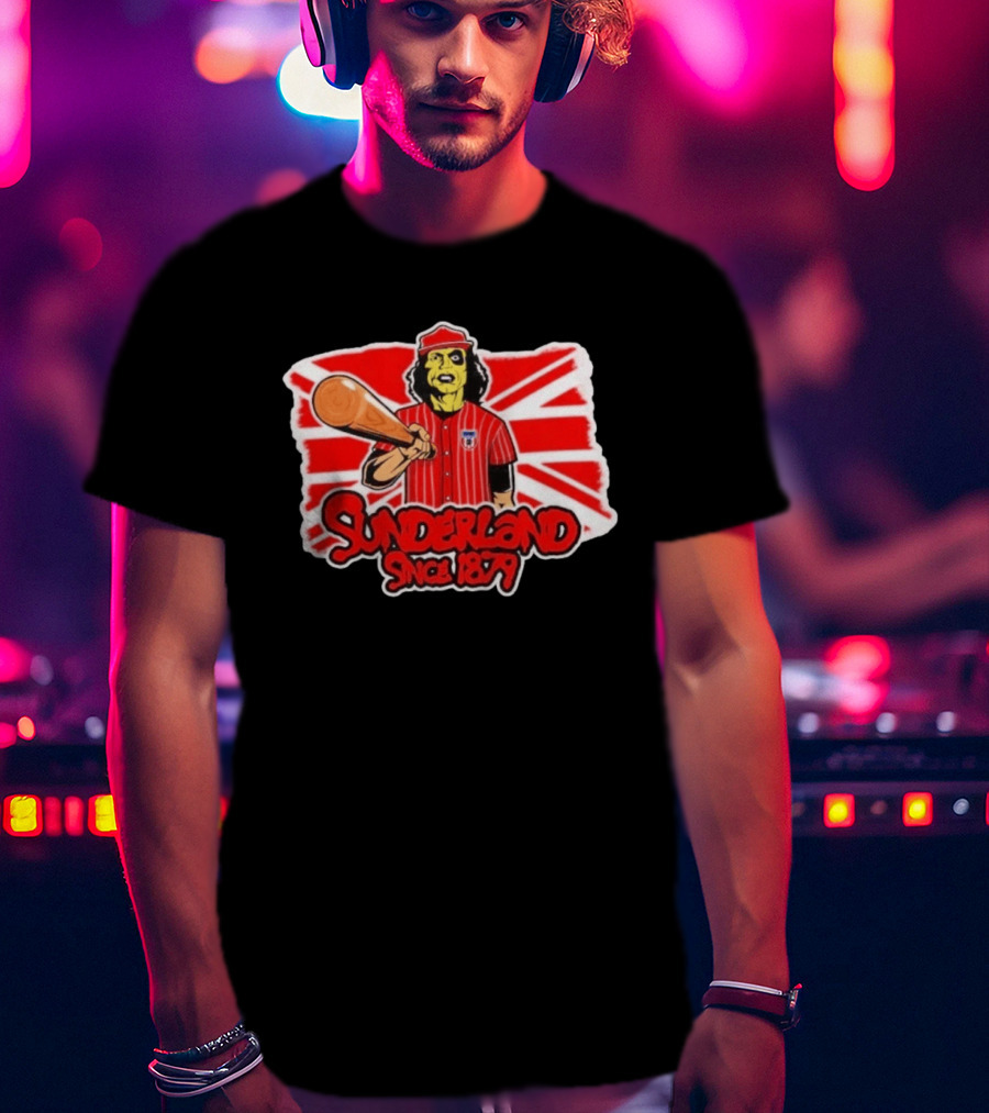 Sunderland Since 1879 Warrior Football Soccer Union Jack T-Shirt