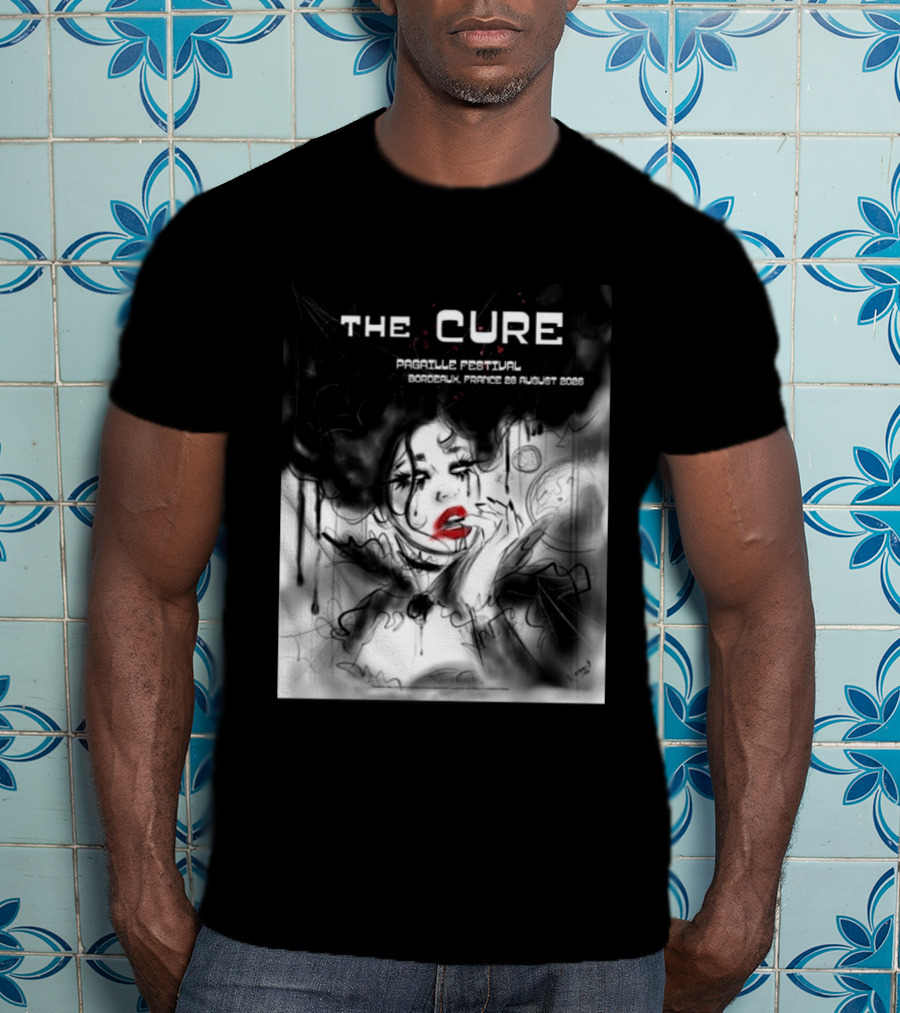 The Cure Pagaille Festival Bordeaux France 28 August 2026 Event T-Shirt