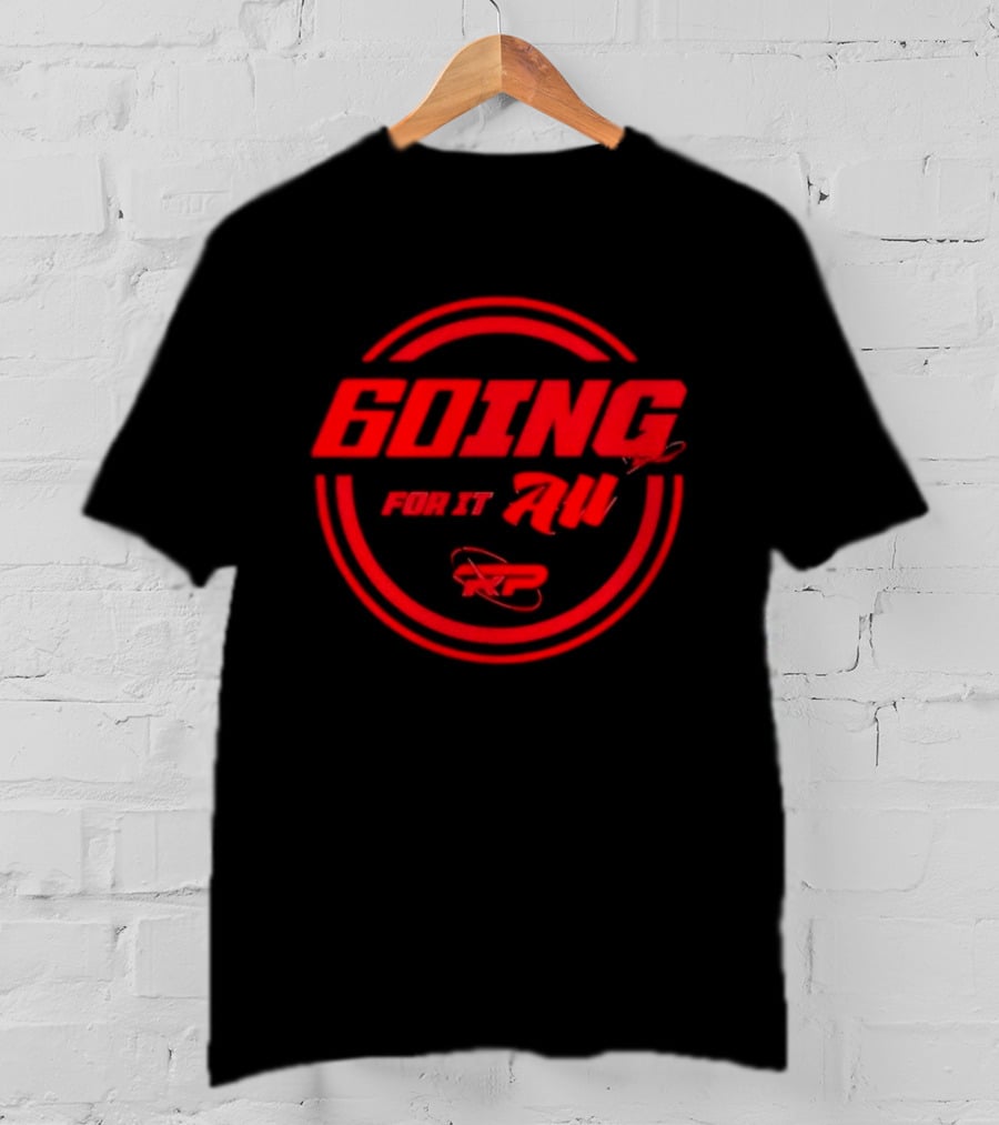 GOING FOR IT ALL RP Bold Red Circular T-Shirt