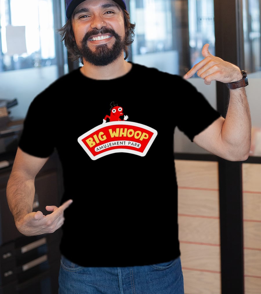 Big Whoop Amusement Park Secret Of Monkey Island T-Shirt