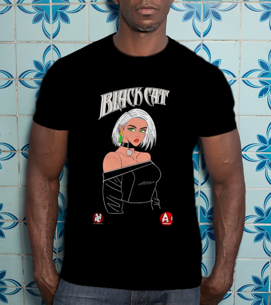 Black Cat Marvel Felicia Hardy Character Comic T-Shirt