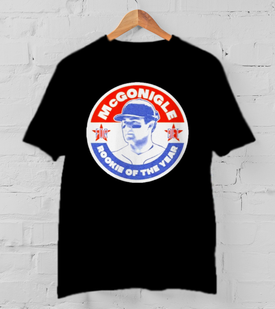 Kevin McGonigle Rookie Of The Year Detroit Baseball Stars T-Shirt