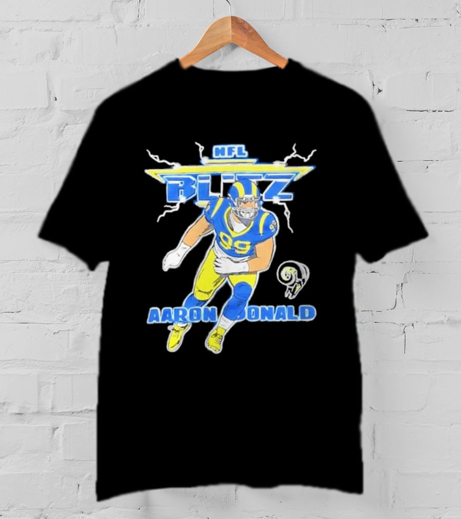 NFL Blitz Aaron Donald Los Angeles Rams 99 T-Shirt