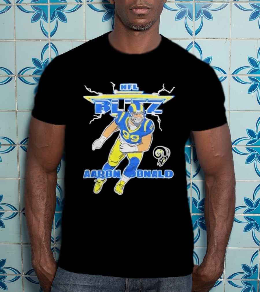 NFL Blitz Aaron Donald Los Angeles Rams 99 T-Shirt