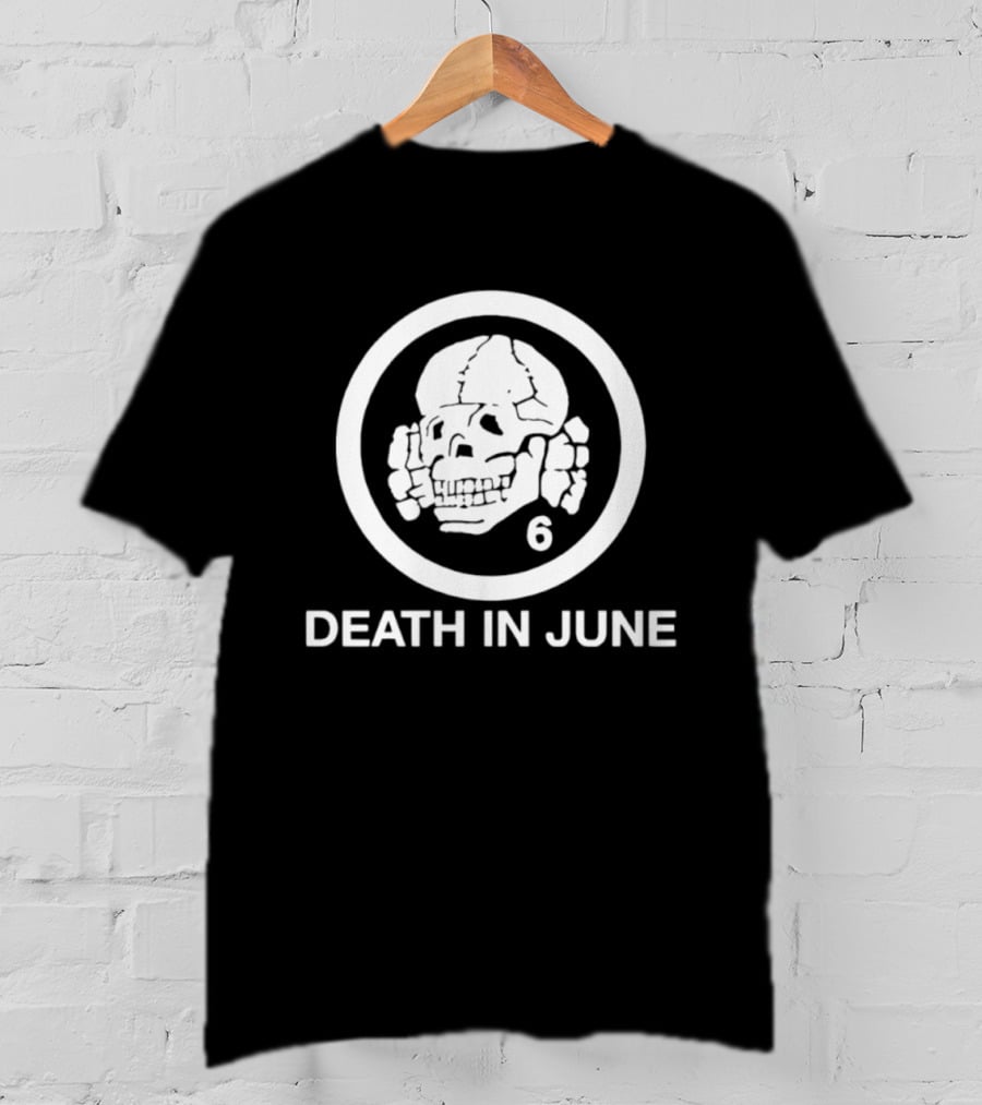Death In June Skull 6 Neofolk Douglas Pearce T-Shirt
