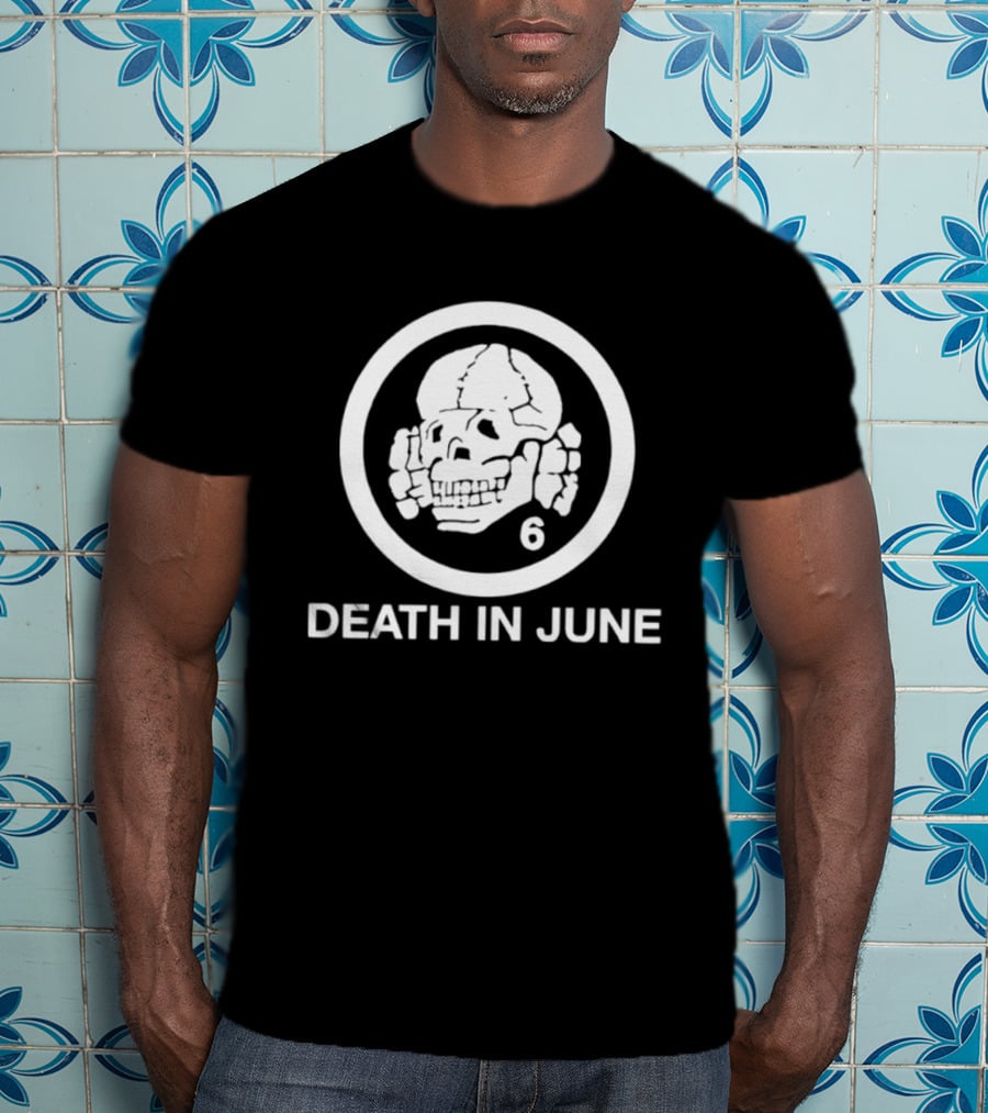 Death In June Skull 6 Neofolk Douglas Pearce T-Shirt