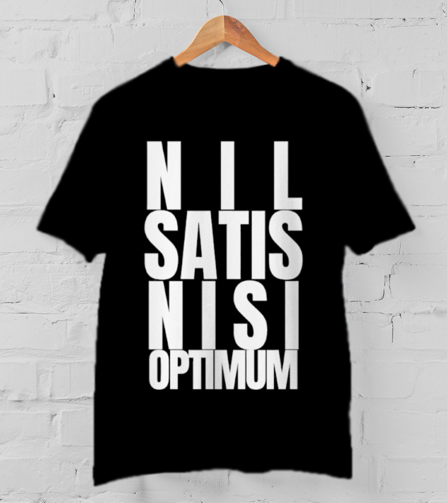 Everton FC Nil Satis Nisi Optimum Motto T-Shirt