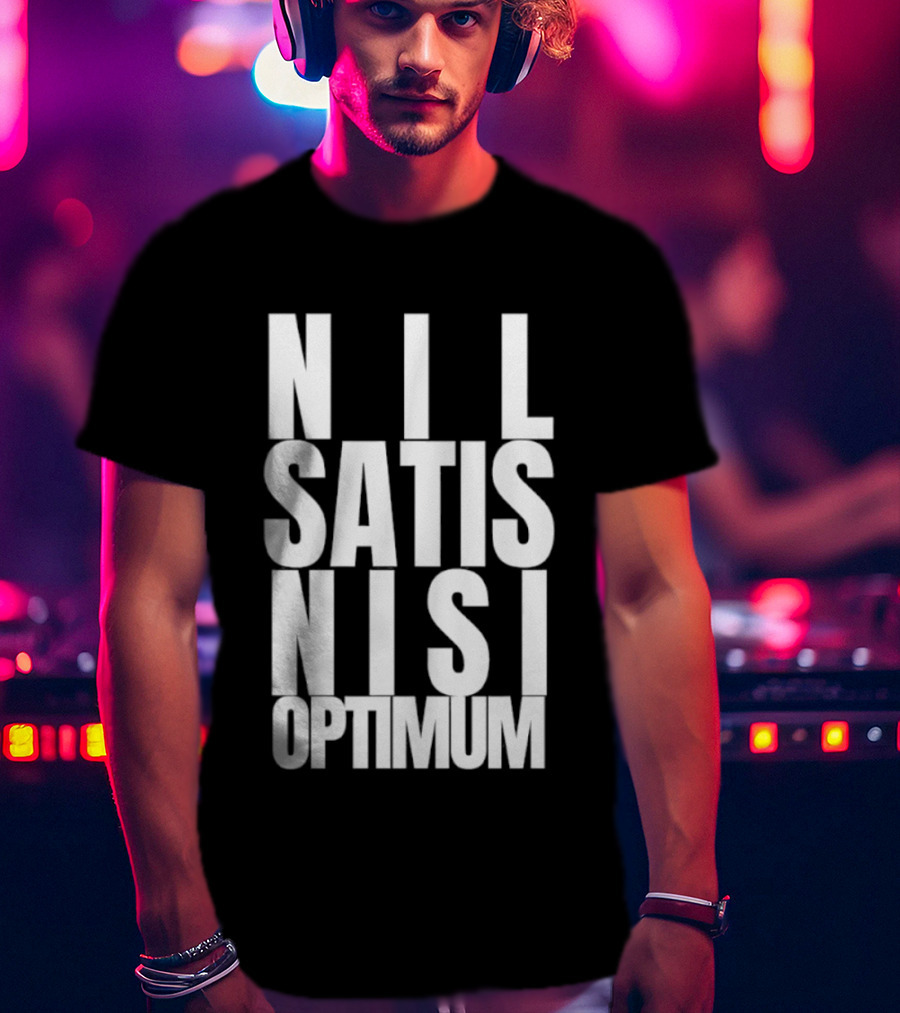 Everton FC Nil Satis Nisi Optimum Motto T-Shirt
