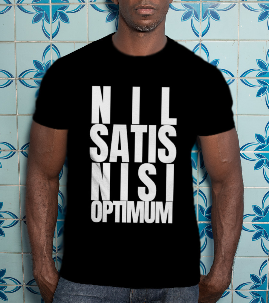 Everton FC Nil Satis Nisi Optimum Motto T-Shirt