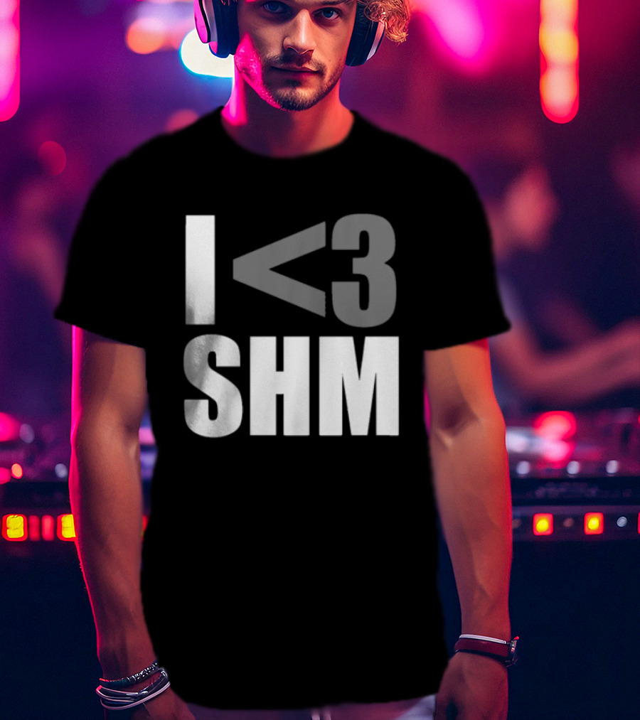 I Love Swedish House Mafia SHM Enthusiast Black T-Shirt