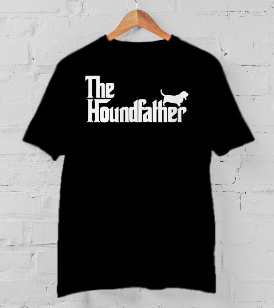 The Houndfather Basset Hound Dog Lover The Godfather T-Shirt
