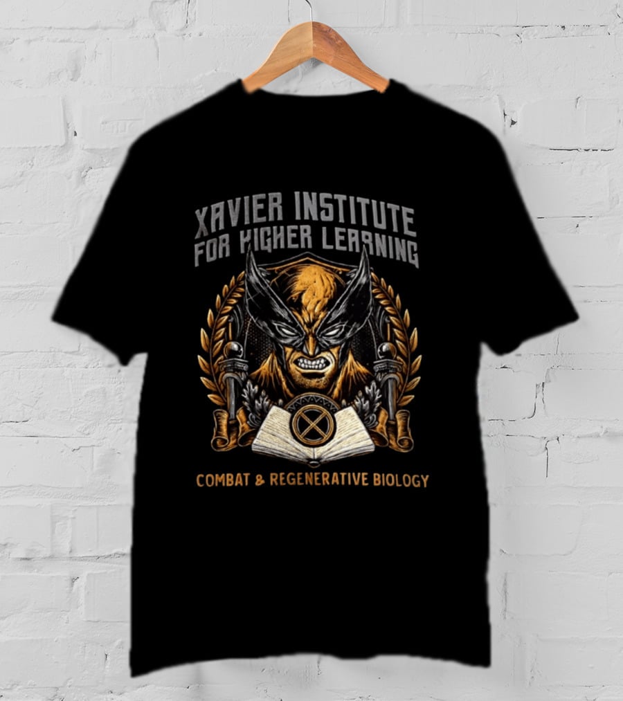 Xavier Institute For Higher Learning Wolverine Combat Regenerative Biology T-Shirt